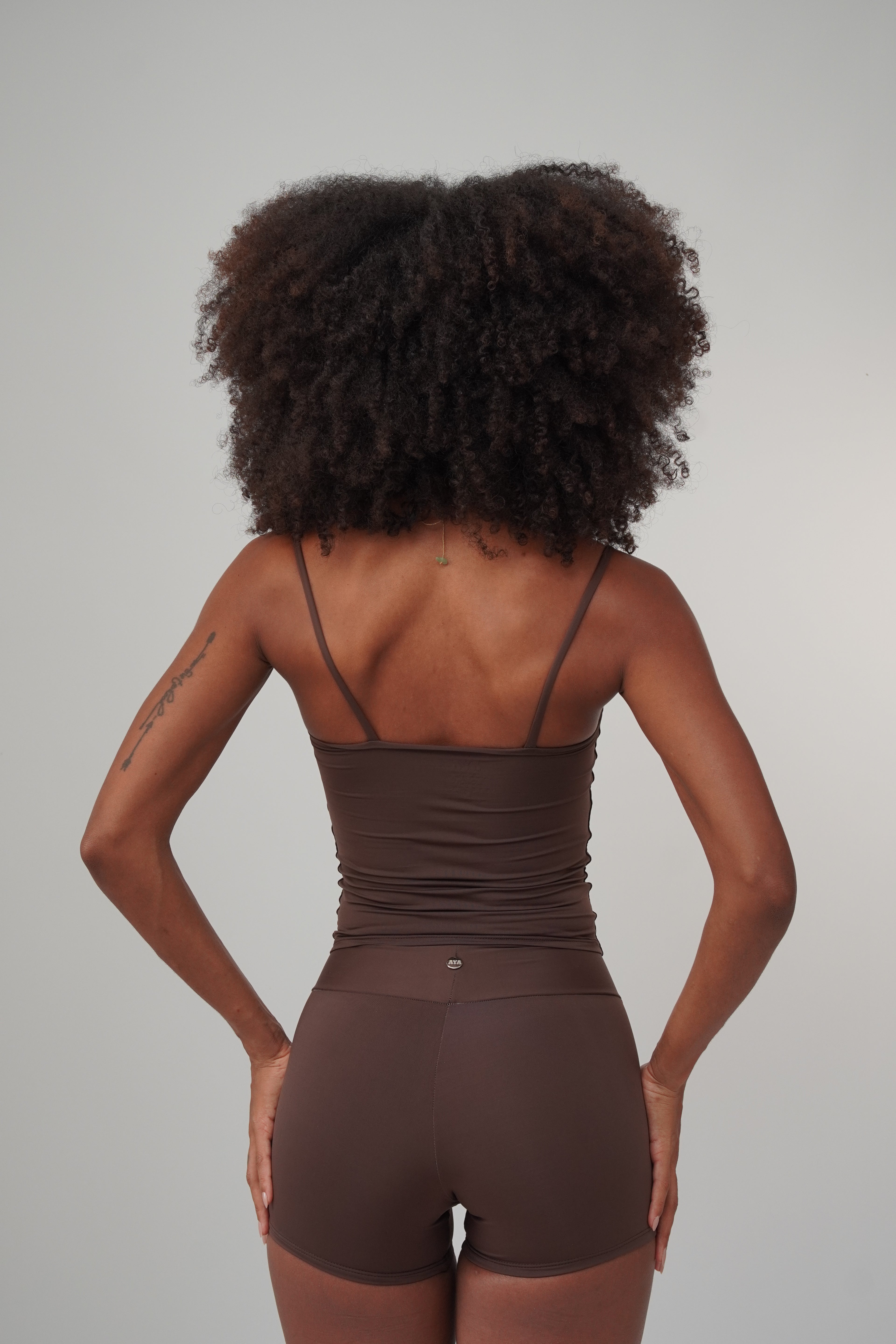 SHORT SOLAR - Marrom